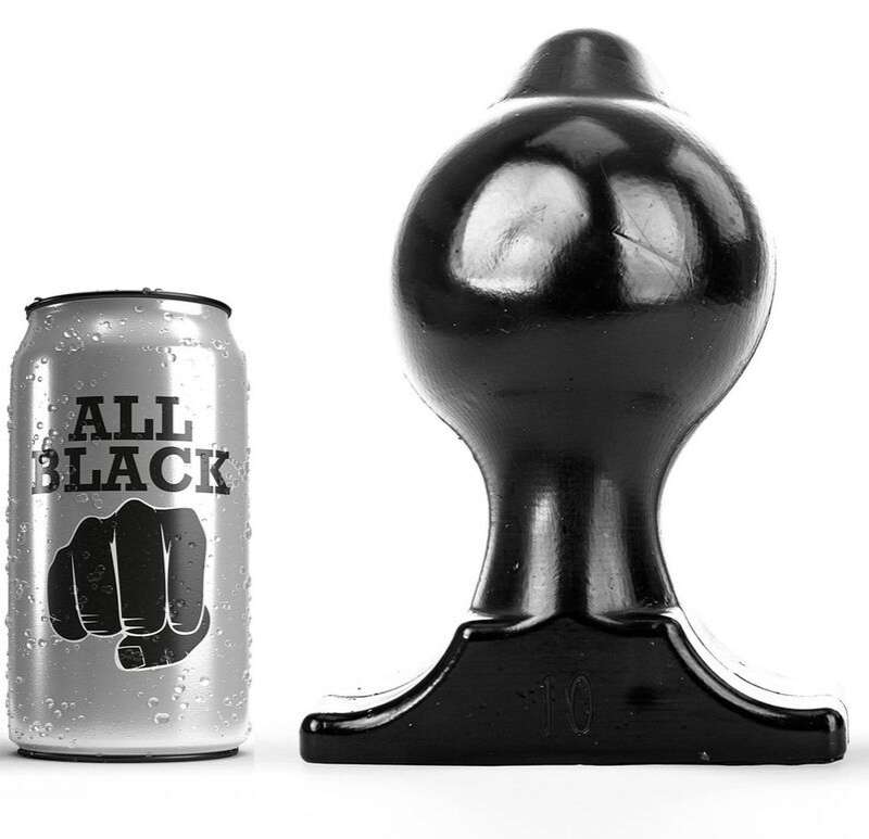 ALL BLACK - PLUG 17,5 CM 10 ANCHO ALL BLACK - PLUG 17,5 CM 10 ANCHO