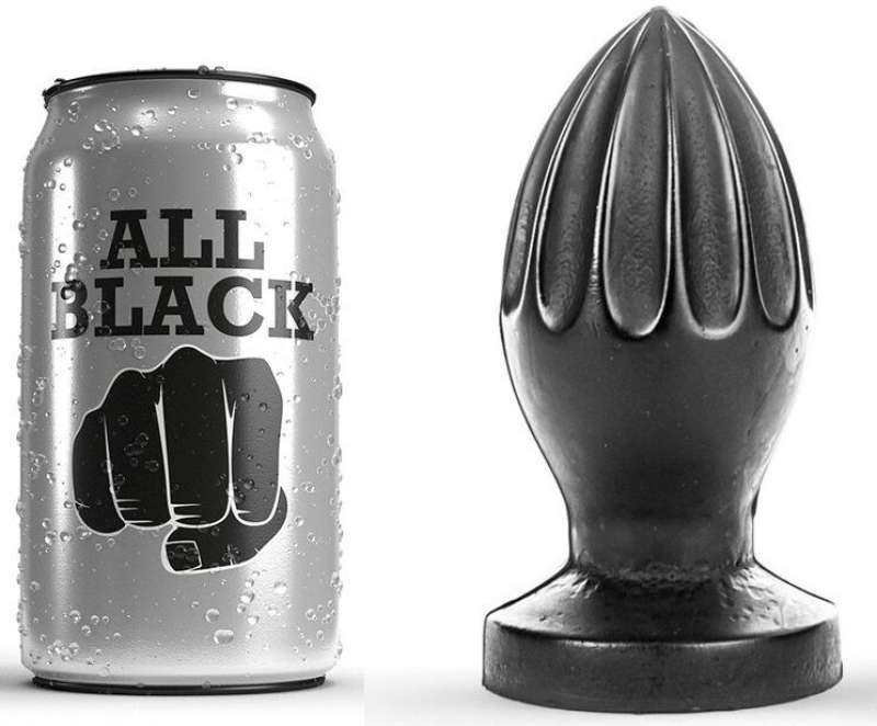 ALL BLACK - PLUG ANAL 12 CM ALL BLACK - PLUG ANAL 12 CM