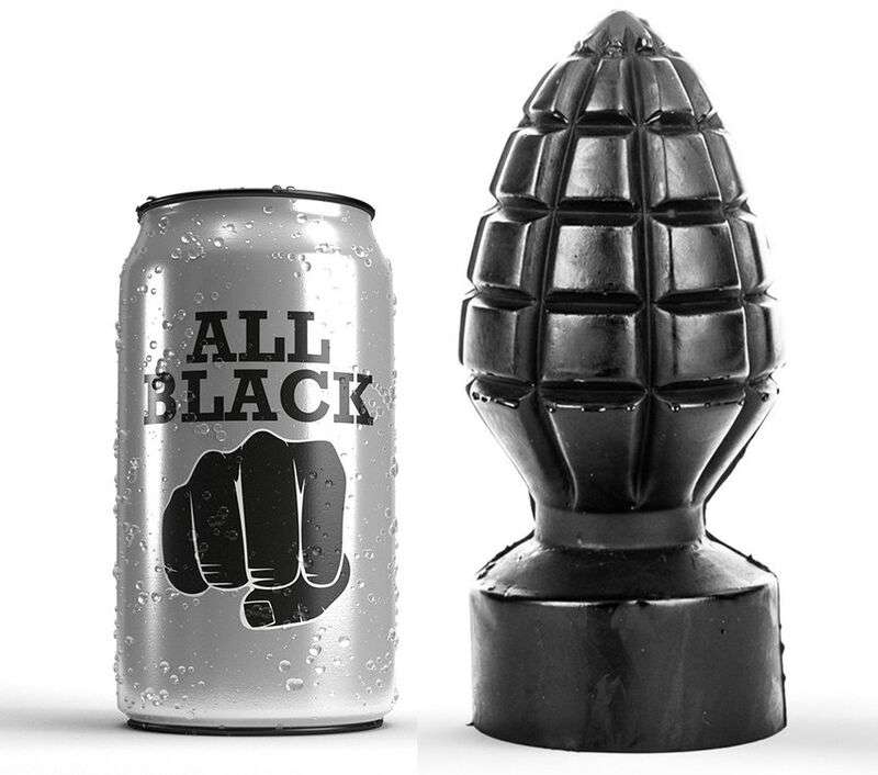 ALL BLACK - PLUG ANAL 14 CM ALL BLACK - PLUG ANAL 14 CM