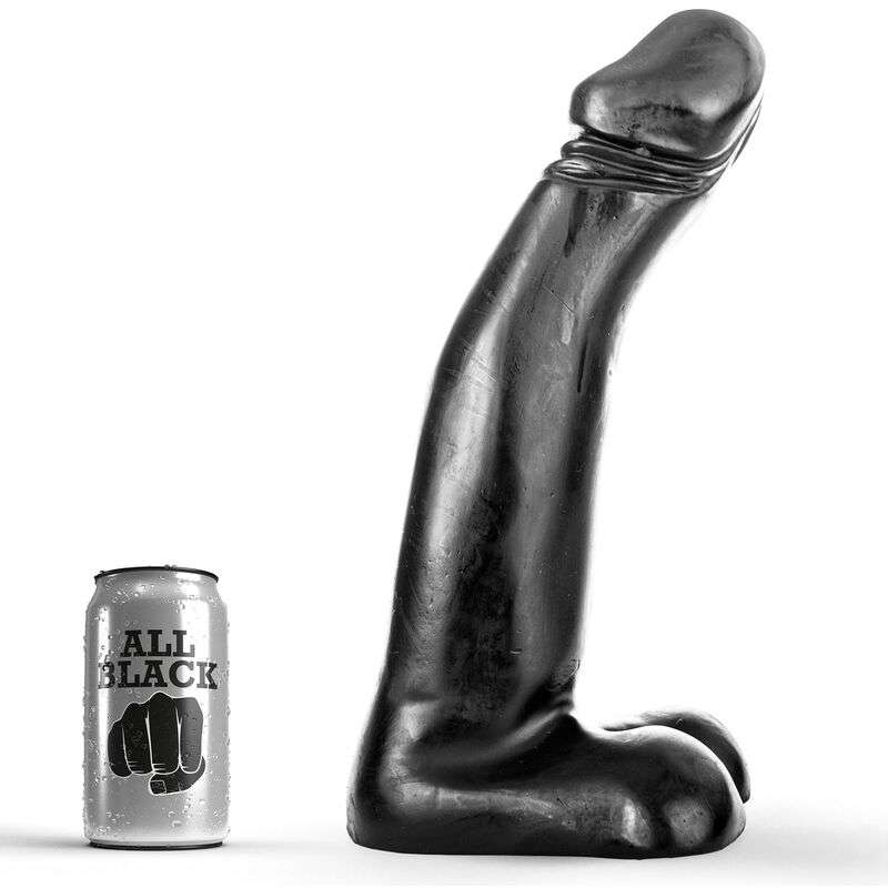 ALL BLACK - REALISTIC BLACK FISTING DILDO 29 CM ALL BLACK - REALISTIC BLACK FISTING DILDO 29 CM