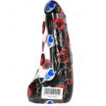 ALL BLACK - SOFT BLACK REALISTIC DILDO 20 CM
