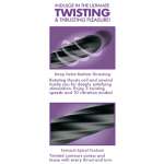 ANAL FANTASY ELITE - TWIST ECSTASY RECHARGEABLE ROTATING ANAL STIMULATOR