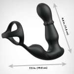 ANAL FANTASY ELITE COLLECTION - VIBRATING ANAL RING AND MASSAGER WITH REMOTE CONTROL