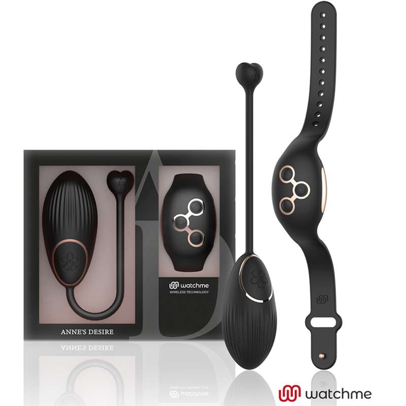 ANNE'S DESIRE - EGG REMOTE CONTROL TECHNOLOGY WATCHME BLACK/GOLD ANNE'S DESIRE - EGG REMOTE CONTROL TECHNOLOGY WATCHME BLACK/GOLD