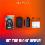 ARCWAVE - ION 2 MALE STROKER WITH PULSATING AIRWAVE STIMULATION BLACK