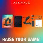 ARCWAVE - PERK VIBRATING PROSTATE MASSAGER WITH DUAL MOTOR AND REMOTE CONTROL BLACK
