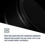 ARCWAVE - POW MANUAL STROKER WITH SUCTION CONTROL BLACK