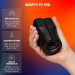 ARCWAVE - ZING VIBRATING MALE STROKER WITH DUAL MOTOR BLACK