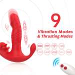 ARMONY - ANAL VIBRATOR PANTY C AND G-SPOT STIMULATOR REMOTE CONTROL RED