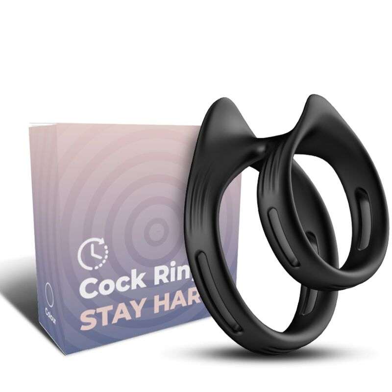 ARMONY - DUALRING DOUBLE ELASTIC RING BLACK ARMONY - DUALRING DOUBLE ELASTIC RING BLACK