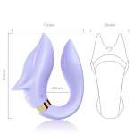 ARMONY - FOX VIBRATOR FOR COUPLES REMOTE CONTROL PURPLE
