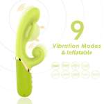 ARMONY - INFLABE POINT A TO STIMULATOR VIBRATOR GREEN