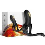 ARMONY - JOY JUMPER RING VIBRATOR FOR COUPLES & ANAL PLUG BLACK