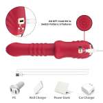 ARMONY - POINT A STIMULATING VIBRATOR DILDO RED