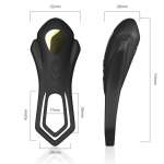 ARMONY - ROADSTER VIBRATOR DOUBLE RING REMOTE CONTROL BLACK