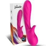 ARMONY - ROMANCE VIBRATOR WITH STIMULATOR FUCHSIA