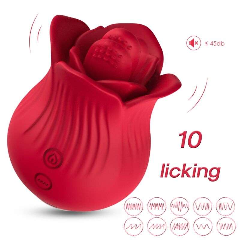 ARMONY - ROSE VIBRATOR & STIMULATOR RED ARMONY - ROSE VIBRATOR & STIMULATOR RED