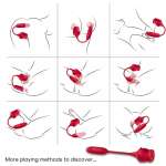 ARMONY - ROSEKNIGTH CLITORIS SUCKER & VIBRATOR RED