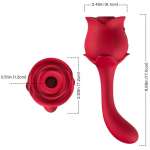 ARMONY - ROSELOVER CLITORIS SUCTION & STIMULATOR RED