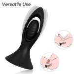 ARMONY - VIBRATOR & ANAL PLUG SILICONE BLACK