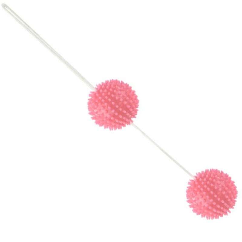 BAILE - A DEEPLY PLEASURE PINK TEXTURED BALLS 3.6 CM BAILE - A DEEPLY PLEASURE PINK TEXTURED BALLS 3.6 CM