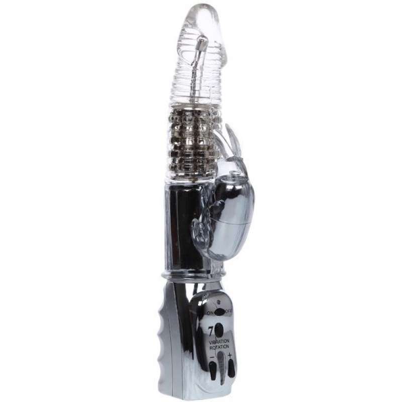 BAILE - AMOUR MISSILE TRANSPARENT ROTATOR 26.5 CM BAILE - AMOUR MISSILE TRANSPARENT ROTATOR 26.5 CM