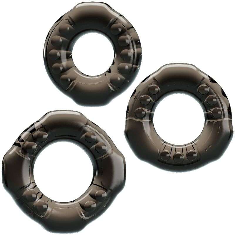 BAILE - COCK RINGS YVONNE SET 3 PENIS RINGS BAILE - COCK RINGS YVONNE SET 3 PENIS RINGS