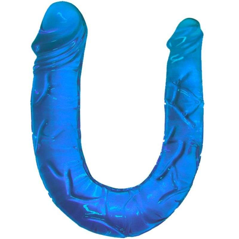 BAILE - DOUBLE DONG DOUBLE DILDO BLUE BAILE - DOUBLE DONG DOUBLE DILDO BLUE