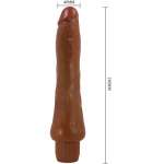 BAILE - DRYAD REALISTIC VIBRATOR 25 CM MULATTO