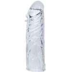BAILE - PINK STIMULATING SILICONE PENIS COVER 13 CM