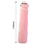 BAILE - REALISTIC SKIN TOUCH SILICONE DILDO 23 CM