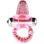 BAILE - SWEET ABS 10 RHYTHMS RING PINK VIBRATOR PENIS RING