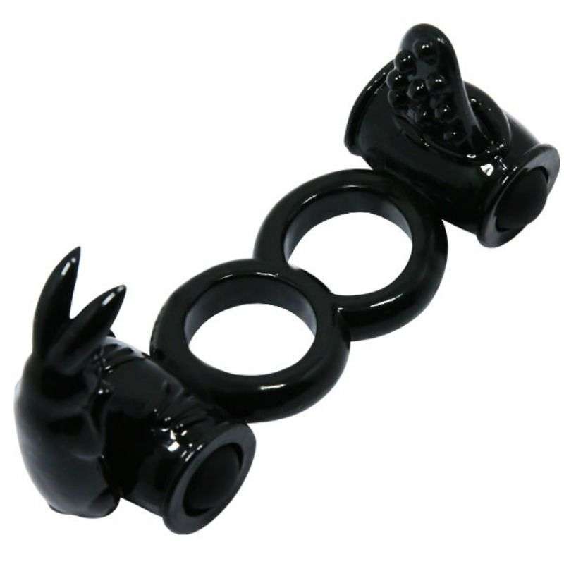 BAILE - SWEET RING DOUBLE RING WITH DOUBLE RABBIT BAILE - SWEET RING DOUBLE RING WITH DOUBLE RABBIT
