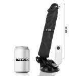 BASECOCK - REALISTIC VIBRATOR REMOTE CONTROL BLACK 21 CM -O- 4 CM