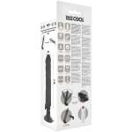 BASECOCK - REALISTIC VIBRATOR REMOTE CONTROL BLACK 21 CM -O- 4 CM
