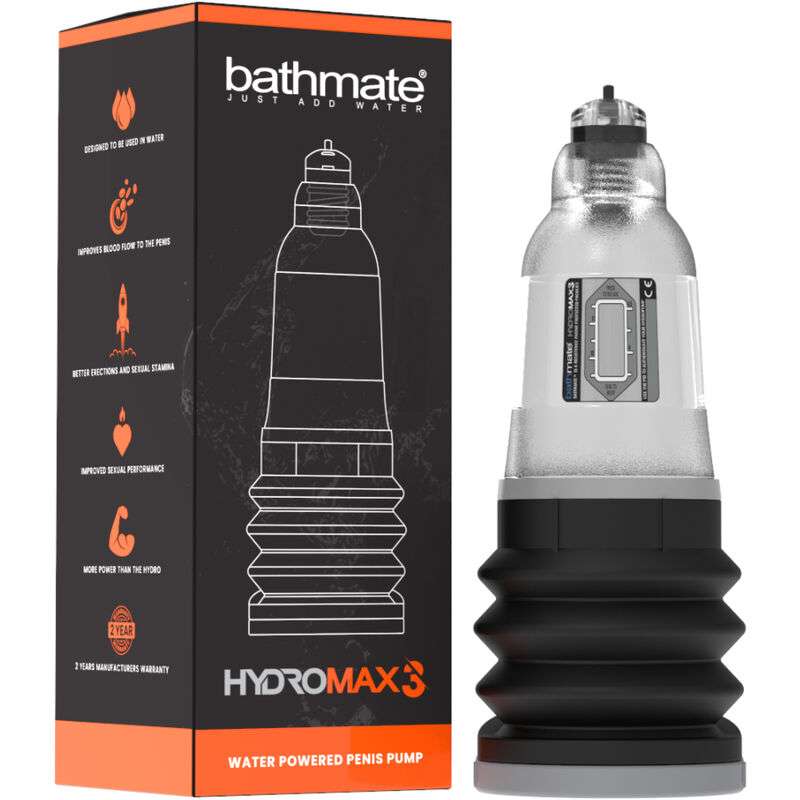 BATHMATE - HYDROMAX 3 TRANSPARENT BATHMATE - HYDROMAX 3 TRANSPARENT