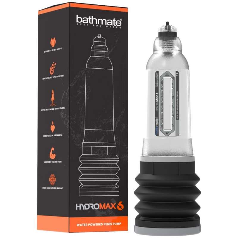 BATHMATE - HYDROMAX 6 CLEAR BATHMATE - HYDROMAX 6 CLEAR