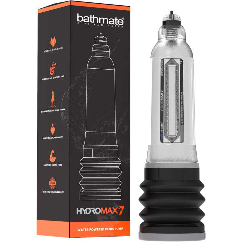 BATHMATE - HYDROMAX 7 TRANSPARENT PENIS INCREASE PUMP BATHMATE - HYDROMAX 7 TRANSPARENT PENIS INCREASE PUMP