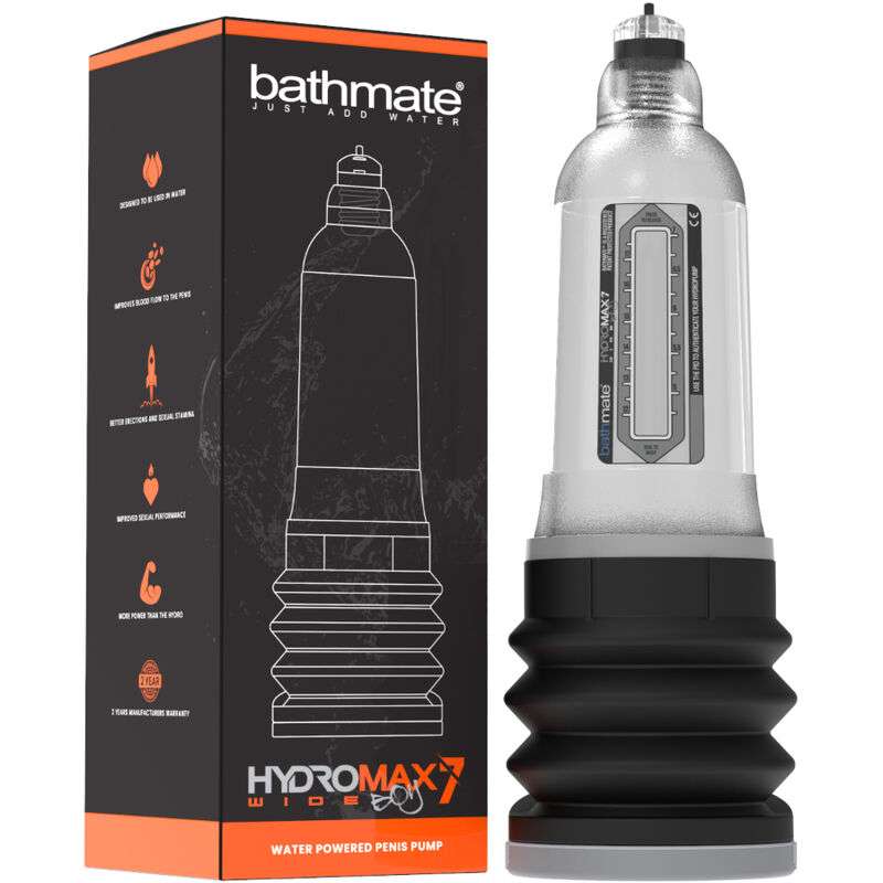 BATHMATE - HYDROMAX 7 WIDE BOY X30 TRANSPARENT BATHMATE - HYDROMAX 7 WIDE BOY X30 TRANSPARENT