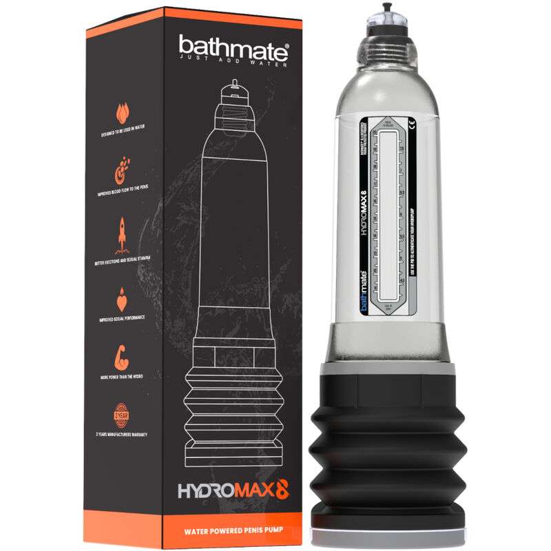 BATHMATE - HYDROMAX 8 CLEAR BATHMATE - HYDROMAX 8 CLEAR