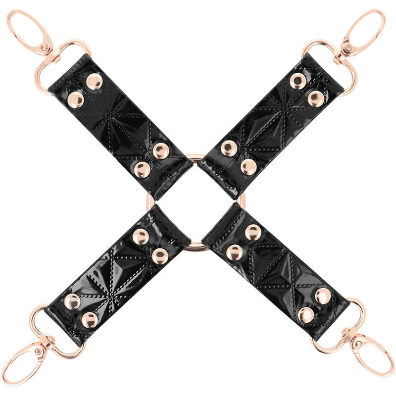BEGME - BLACK EDITION VEGAN LEATHER HOG TIE BEGME - BLACK EDITION VEGAN LEATHER HOG TIE
