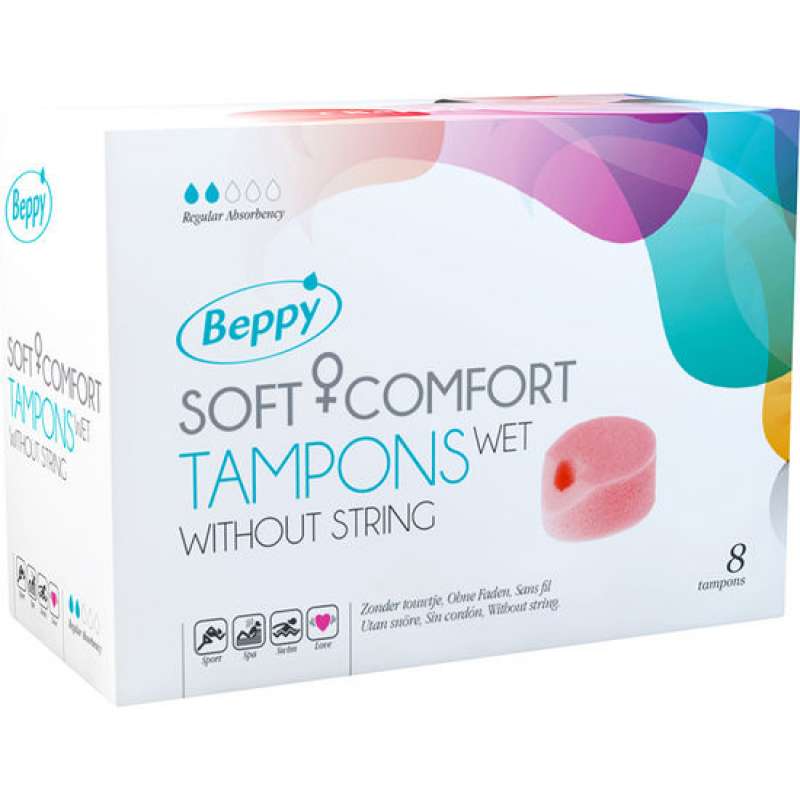 BEPPY - SOFT COMFORT TAMPONS WET 8 UNITS BEPPY - SOFT COMFORT TAMPONS WET 8 UNITS