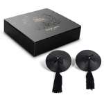 BIJOUX INDISCRETS - BURLESQUE BLACK NIPPLE COVERS