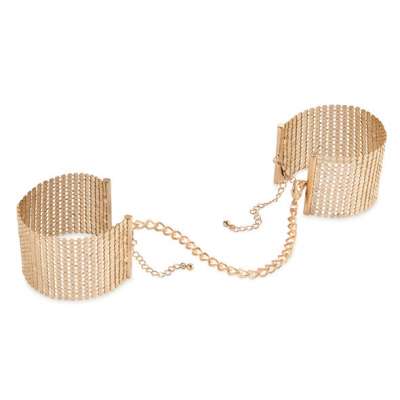 BIJOUX INDISCRETS - DÃSIR MÃTALLIQUE GOLDEN METAL MESH HANDCUFFS
