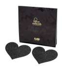 BIJOUX INDISCRETS - FLASH BLACK HEART NIPPLE CUTS