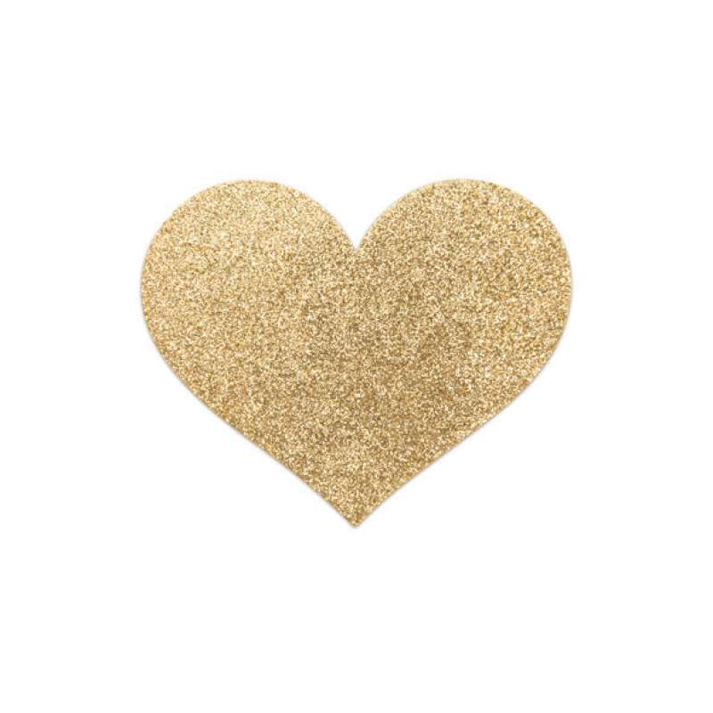 BIJOUX INDISCRETS - FLASH GOLDEN HEART NIPPLE COVERS BIJOUX INDISCRETS - FLASH GOLDEN HEART NIPPLE COVERS