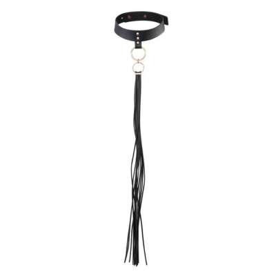 BIJOUX INDISCRETS - MAZE TASSEL CHOKER BLACK