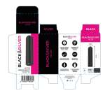 BLACK & SILVER - Jacob USB-ladattava värisevä pullavibraattori musta