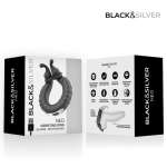 BLACK & SILVER - Neo ladattava paripeli-värinärengas musta