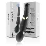 BLACK&SILVER - BECK WAND AND SUCTION CUP 2 IN 1 SILICONE
